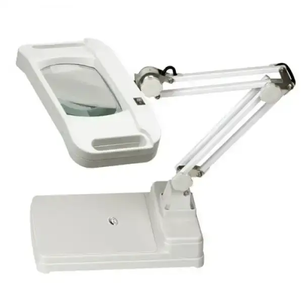 โคมไฟแว่นขยายเลนส์สี่เหลี่ยมแบบตั้งโต๊ะ Magnifier Lamp