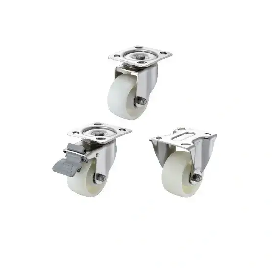ลูกล้อไนลอน รุ่นน้ำหนัก 350kgf Heavy Duty Casters GN-SA series (Nylon Wheel, SUS304) - Load Capacity