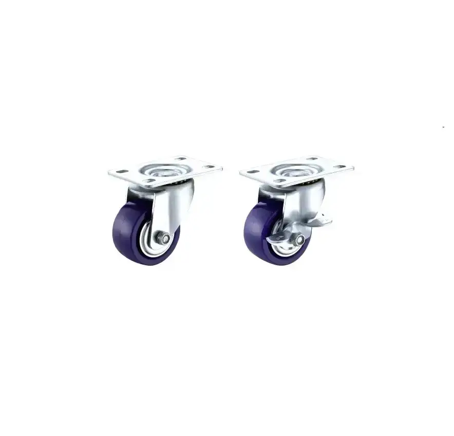 ลูกล้อยาง รุ่นน้ำหนัก 150kgf Medium Duty Casters GU-EB065 series (PU Wheel) - Load Capacity