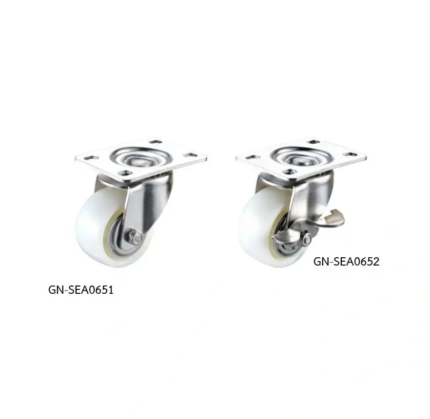 ลูกล้อไนลอน รุ่นน้ำหนัก 150kgf Medium Duty Casters GN-SEA065 series (Nylon Wheel, SUS304) - Load Capacity รุ่น/รหัส 001660 รูปที่ 2
