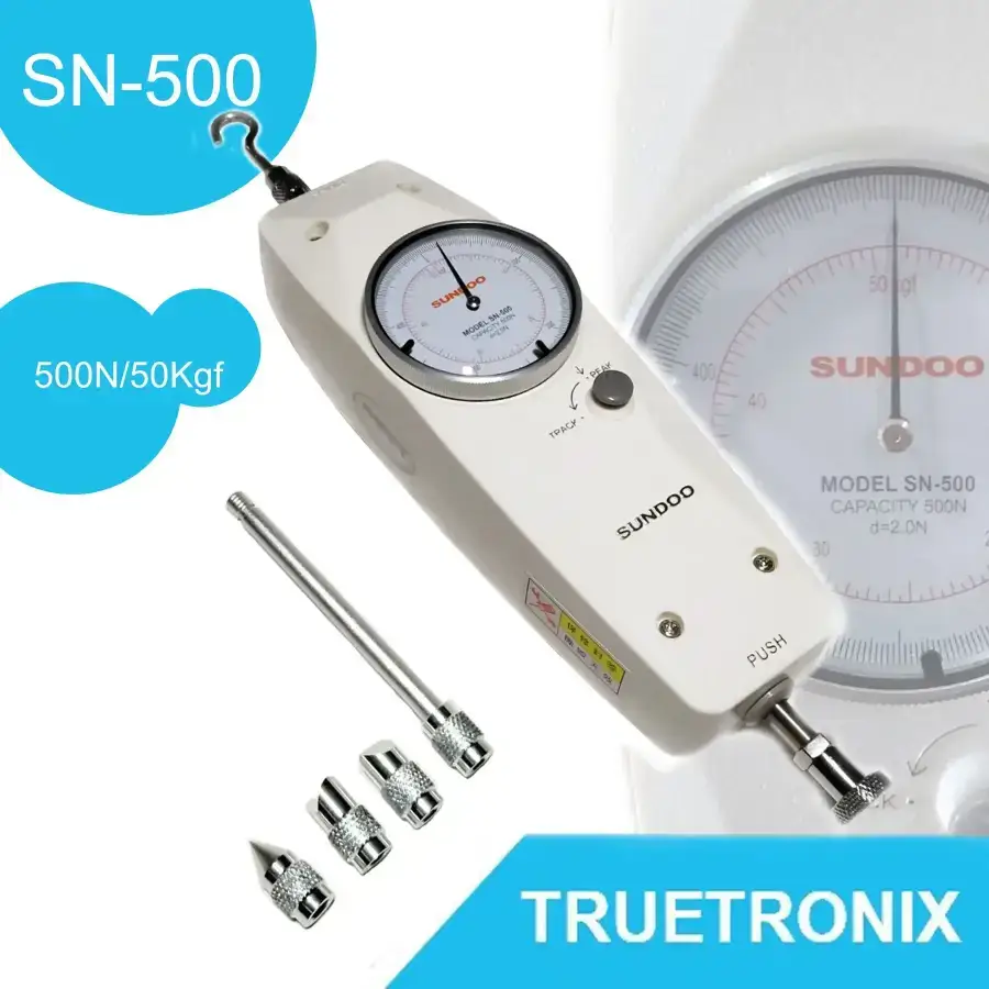 เครื่องวัดแรงดึงแรงกด Sundoo SN-500 Analog force gauge รุ่น/รหัส 002264 รูปที่ 2